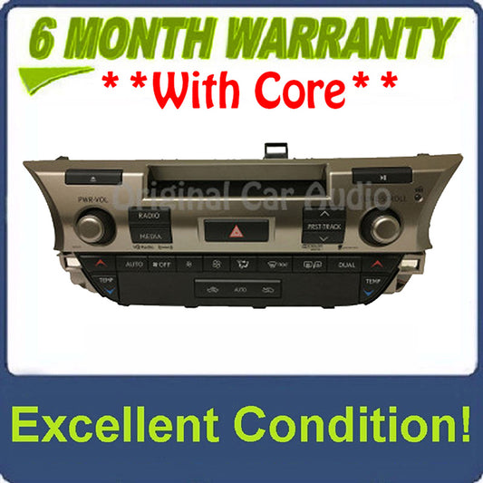 2013 Lexus ES300H ES350 OEM Gracenote SAT HD Radio 100078