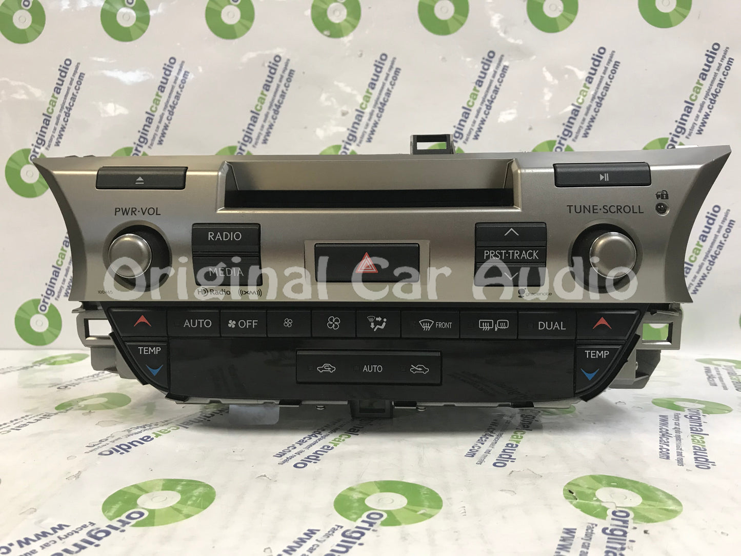 Refurbished 2014 - 2017 LEXUS ES350 ES300H OEM AM FM CD HD Radio w/ Climate Controls 100465