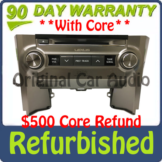 Refurbished 2014 - 2018  Lexus GX460 OEM Mark Levinson Gracenote Navigation HD SAT Radio AM FM Stereo Receiver 100513