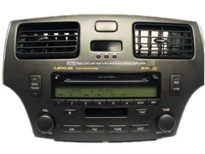 2003 2004 Lexus ES330 ES300 Radio Stereo Tape and 6 Disc Changer CD Player P6838