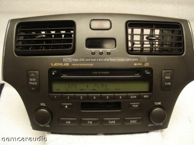 2002 03 04 05 2006 Lexus ES300 ES330 Radio Tape & 6 CD Player P6816