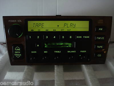 2000 - 2001 Lexus ES300 OEM AM FM Radio Tape Cassette Player Receiver P1715