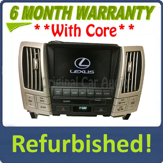 Refurbished 06 Lexus RX400h navigation GPS back up camera display screen