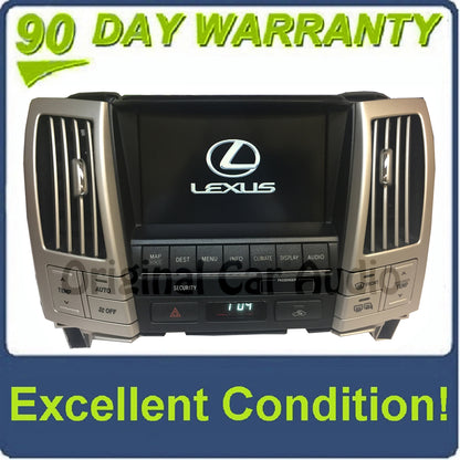2008 - 2009 Lexus RX350 navigation back-up camera display screen OEM