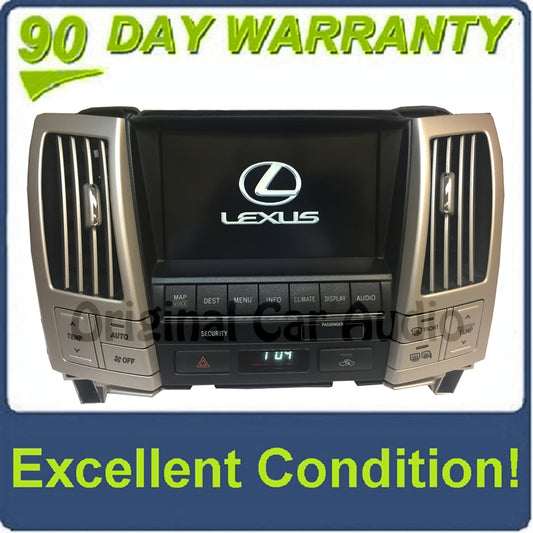 2008 - 2009 Lexus RX350 navigation back-up camera display screen OEM