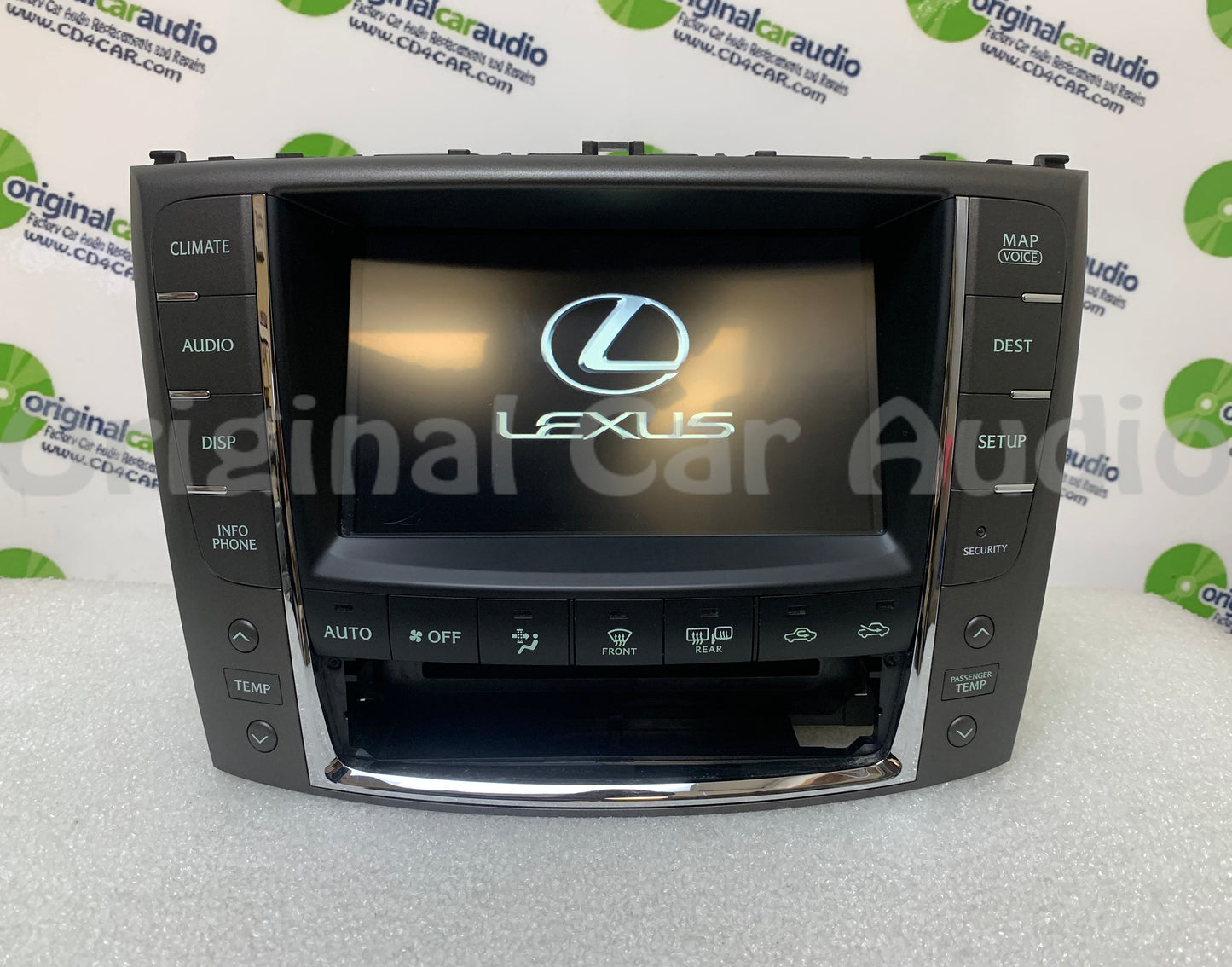 2010 2011 2012 Lexus IS250 IS350 OEM Navigation GPS and Display Screen Climate Control W/O CLOCK PANEL
