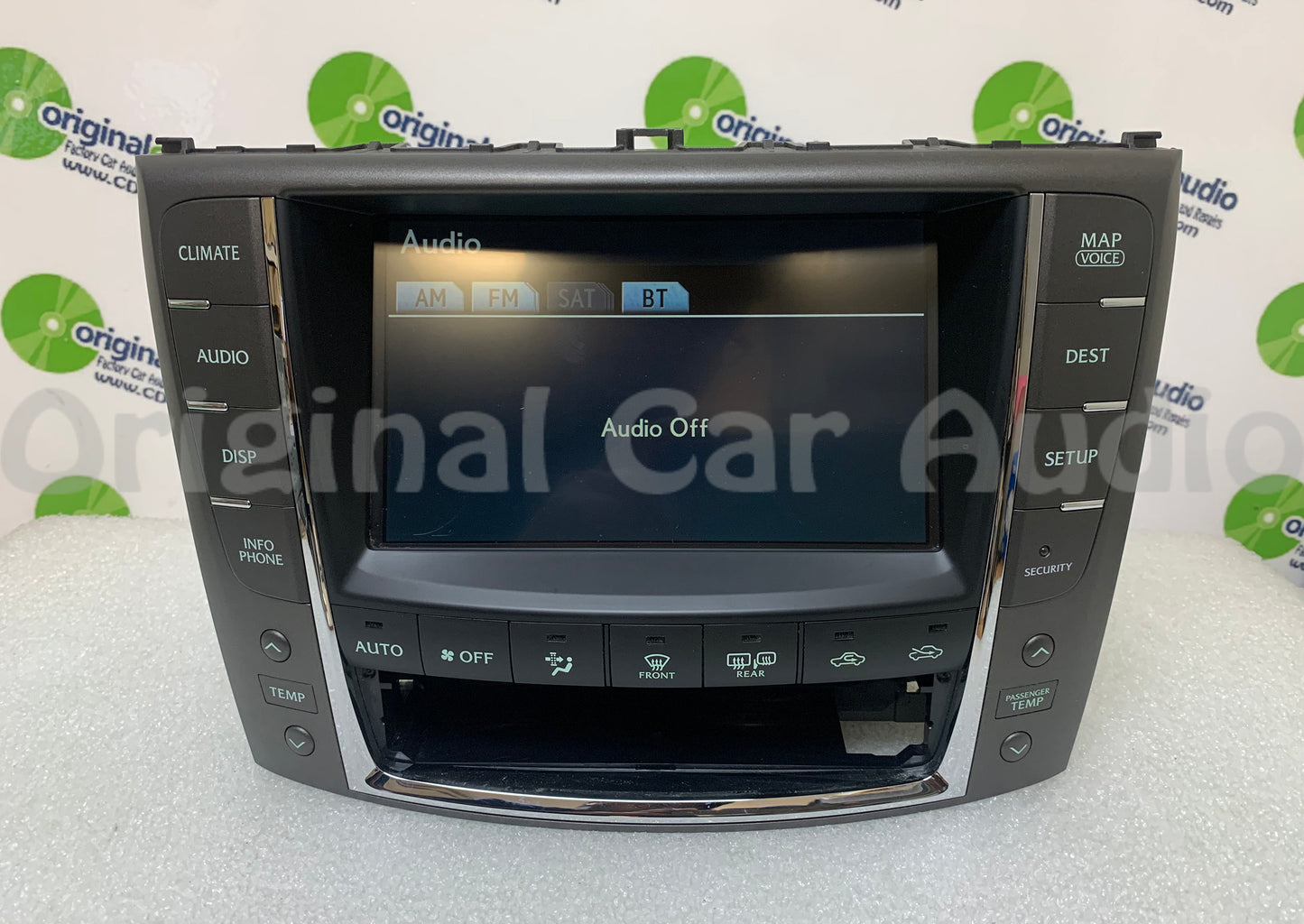 2010 2011 2012 Lexus IS250 IS350 OEM Navigation GPS and Display Screen Climate Control W/O CLOCK PANEL
