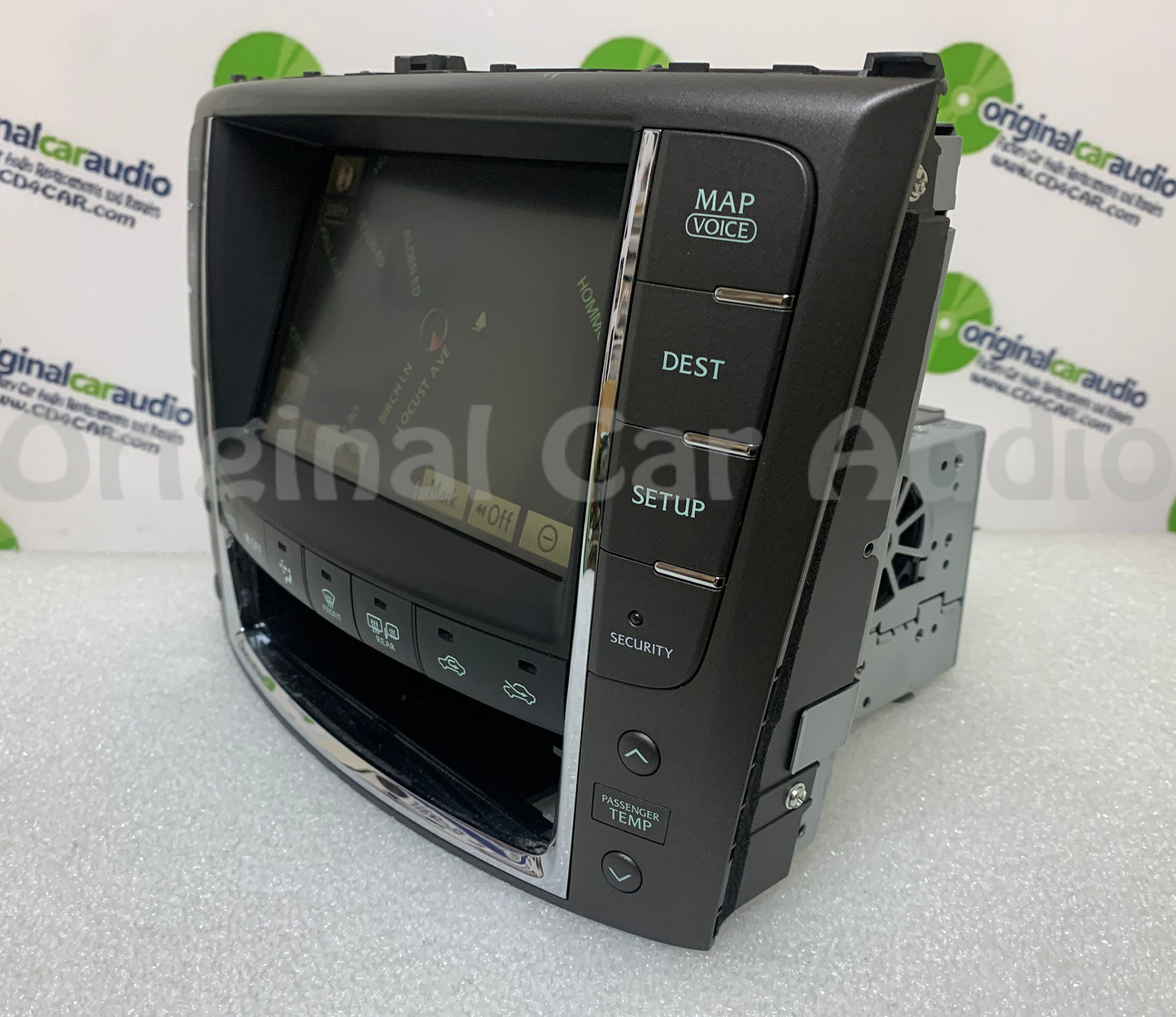 2010 2011 2012 Lexus IS250 IS350 OEM Navigation GPS and Display Screen Climate Control W/O CLOCK PANEL