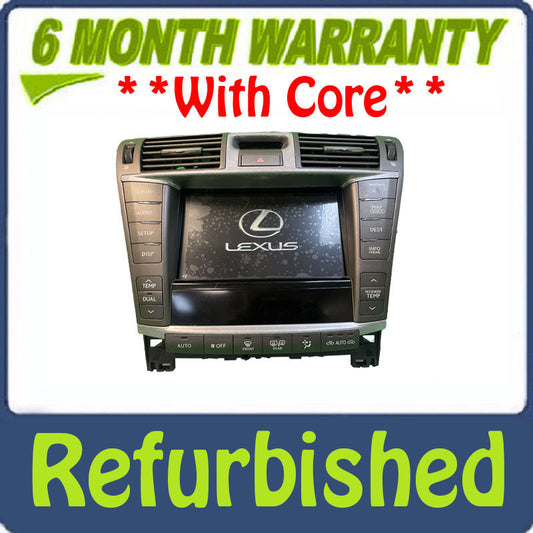 Refurbished 2010 - 2012 Lexus LS460 OEM Navigation Information Touch Screen Display Monitor
