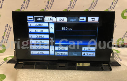 2015 - 2017 Lexus NX200t NX300h OEM Navigation Radio Display Screen
