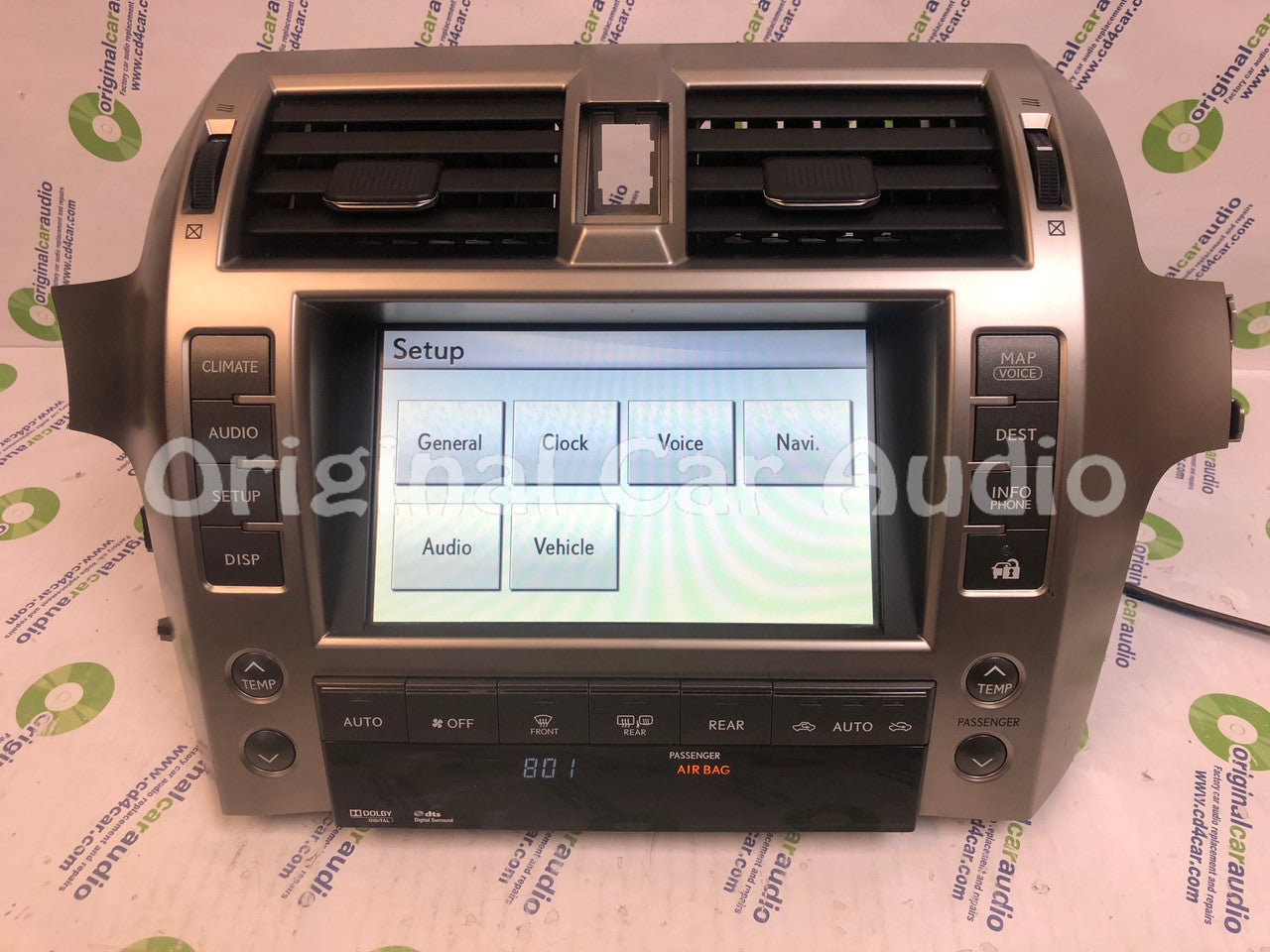 Repair Your 2010 - 2024 Lexus GX460 OEM Navigation Information Display  Touchscreen Repair