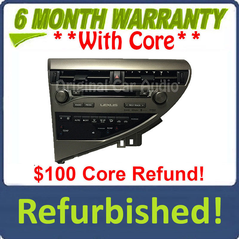 2010 - 2011 LEXUS RX350 RX450H OEM 6 CD Changer AM FM Radio Receiver AP1828, P1824