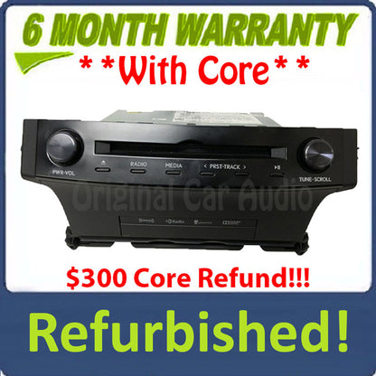 2014 - 2017 Lexus IS200T IS300 OEM Gracenote Navigation AM FM Single CD HD Radio Receiver P10433