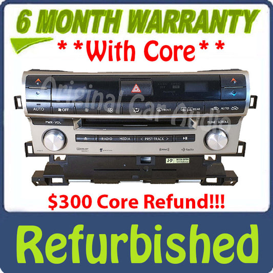 Refurbished 2013 - 2015 LEXUS LS460 OEM MULTIMEDIA AM FM RADIO CD PLAYER RECEIVER MODULE P10615