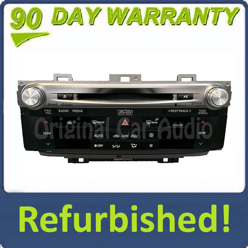 2013 - 2015 LEXUS GS350 GS450H RADIO RECEIVER AM FM CD MARK LEVINSON P10636