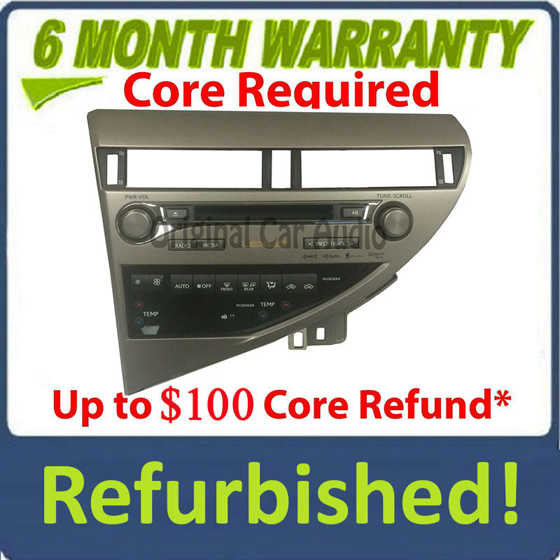 2013 - 2015 Lexus Rx350 Rx450H OEM AM FM Radio Stereo CD Player Receiver P10708 P10280