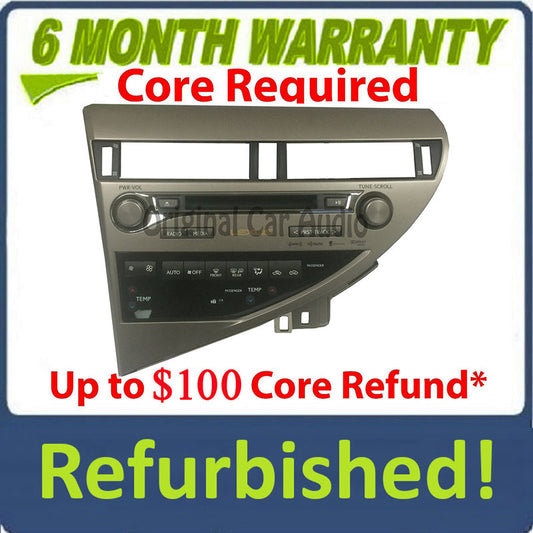 2013 - 2015 Lexus Rx350 Rx450H OEM AM FM Radio Stereo CD Player Receiver P10708 P10280