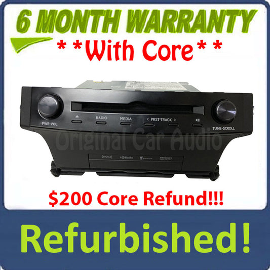 2015 - 2017 Lexus IS200T IS300 OEM Gracenote Navigation AM FM Single CD HD Radio Receiver P10762