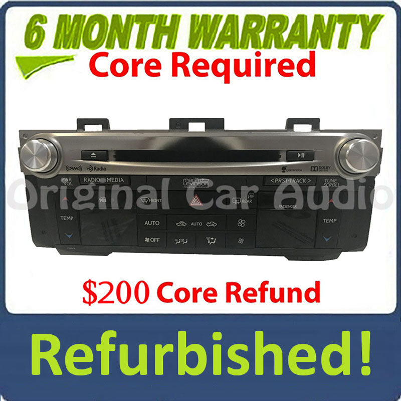 2015 Lexus GS350 OEM Premium Mark Levinson Gracenote XM CD Radio Reciever