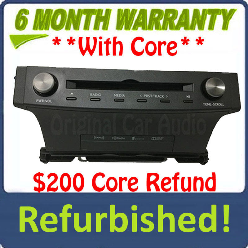 2015 - 2016 Lexus IS200T IS300 OEM Gracenote Navigation AM FM Single CD HD Radio Receiver