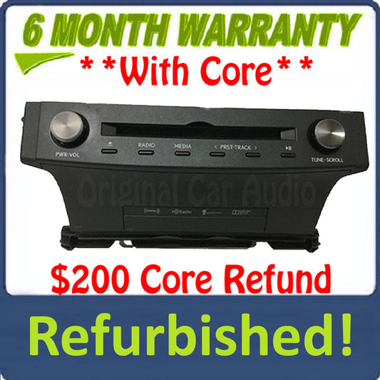 2015 - 2016 Lexus IS200T IS300 OEM Gracenote Navigation AM FM Single CD HD Radio Receiver