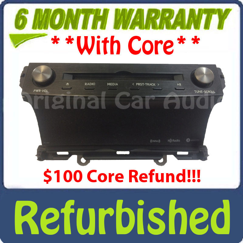 Refurbished 2017 - 2018 Lexus IS200T IS300 IS350 OEM Single CD Gracenote XM HD Radio Receiver