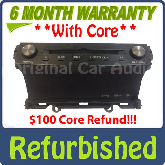 Refurbished 2017 - 2018 Lexus IS200T IS300 IS350 OEM Single CD Gracenote XM HD Radio Receiver