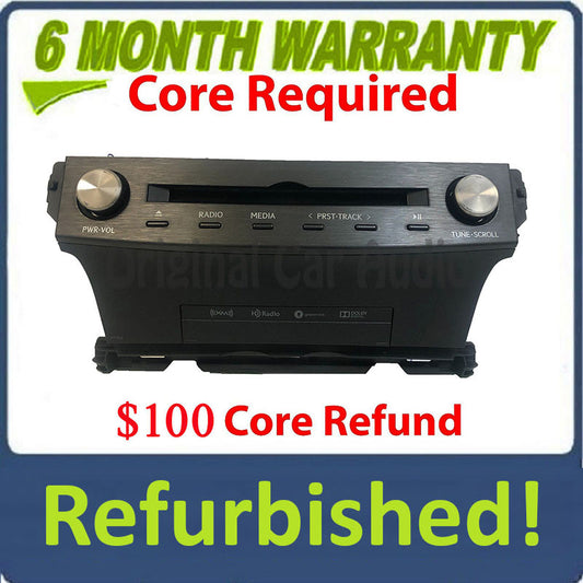 2018 - 2020 Lexus IS200T IS350 OEM Gracenote Navigation AM FM Single CD Multi Media HD Radio Receiver