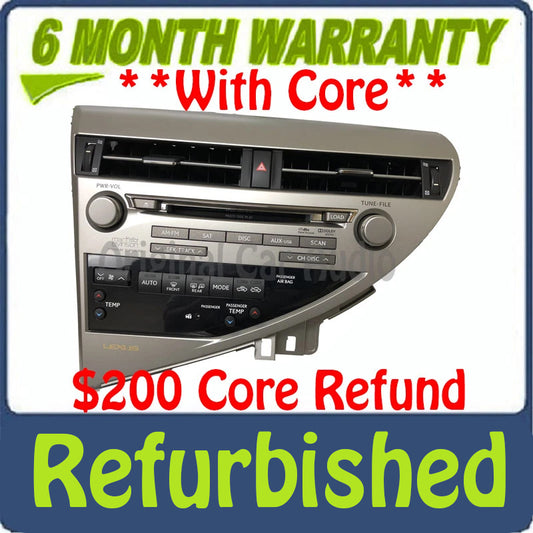 Refurbished 2011 - 2013 Lexus RX350 RX450H OEM Mark Levinson 6 CD Changer AM FM Radio Receiver AP6547