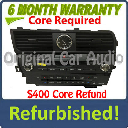 2016 - 2017 Lexus RX350 RX450 OEM Gracenote AM FM XM HD Radio Media Receiver