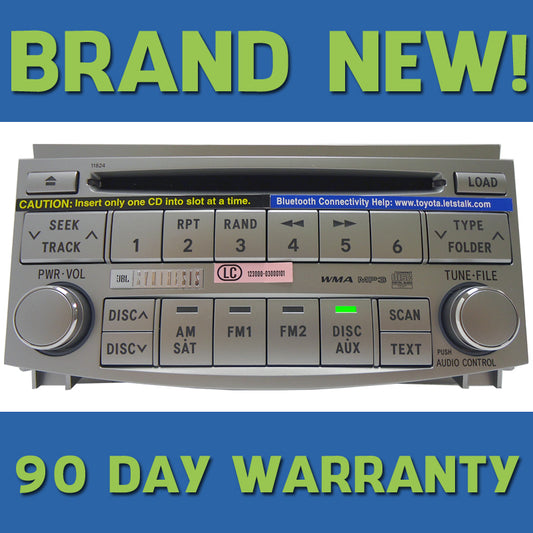 2005 - 2011 NEW TOYOTA Avalon 05 06 07 08 09 10 11 JBL SATELLITE Radio Stereo 6 Disc Changer CD Player OEM 11824