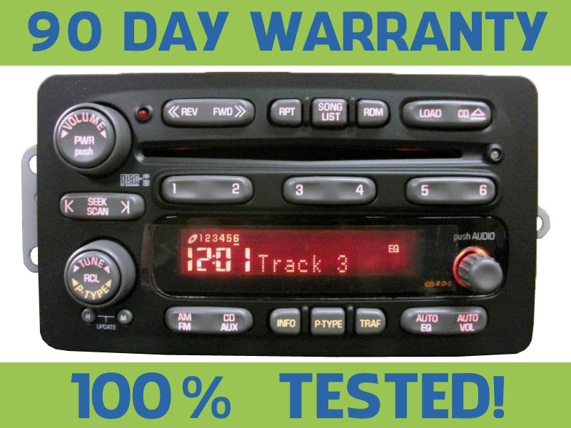 Pontiac Radio 6 Disc CD Changer Receiver Stereo AM FM OEM