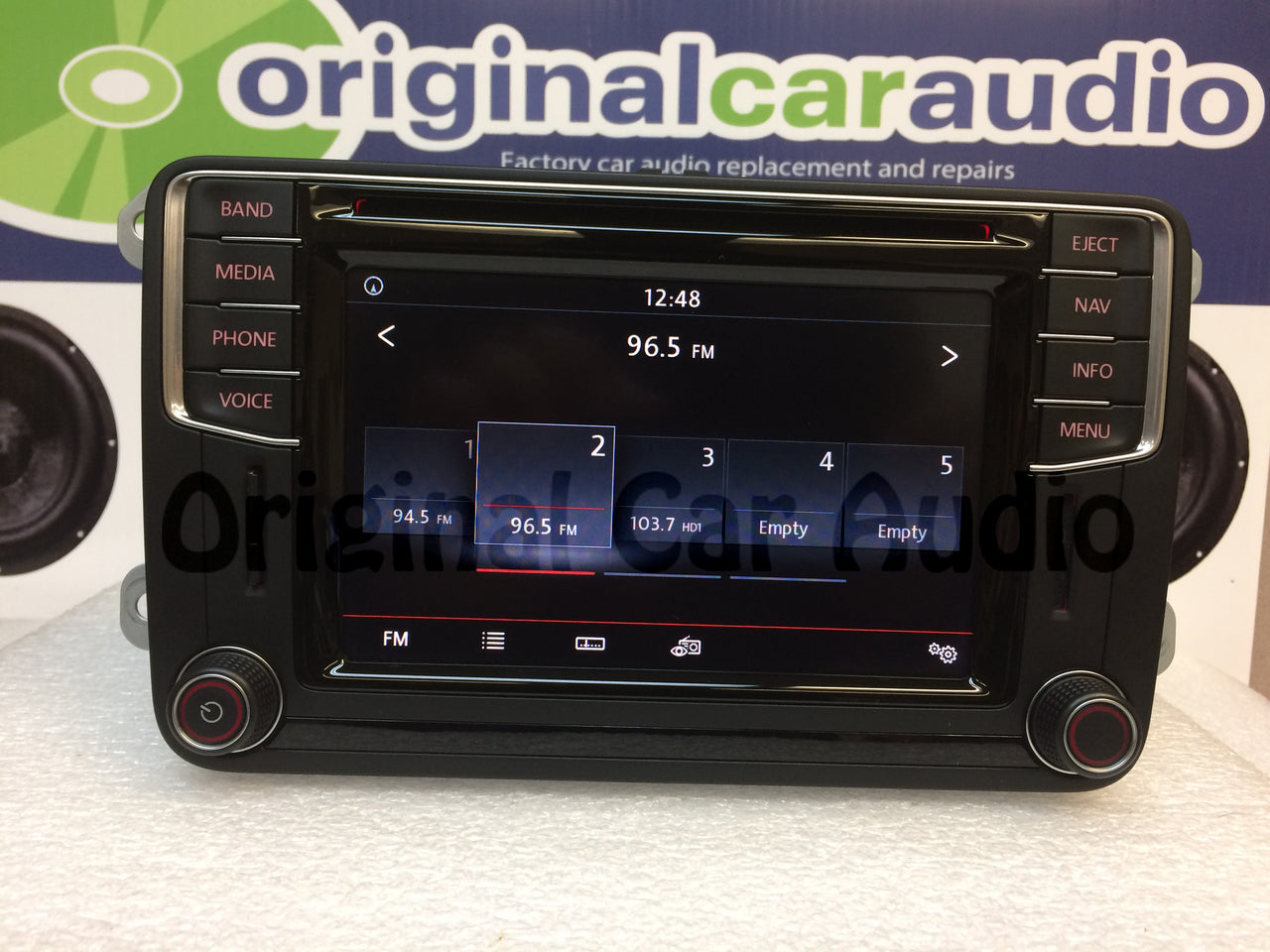 2016 - 2019 Volkswagen OEM GPS Navigation Sat Bluetooth HD Radio with Apple CarPlay and Android Auto Ready BLEMISHED