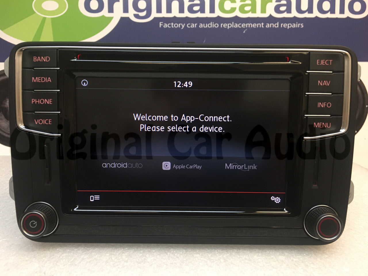 Reman 2016 - 2019 Volkswagen OEM GPS Navigation Sat Bluetooth HD Radio with Apple CarPlay and Android Auto Ready
