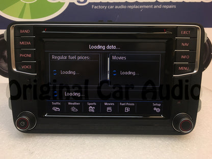 2016 - 2019 Volkswagen OEM GPS Navigation Sat Bluetooth HD Radio with Apple CarPlay and Android Auto Ready
