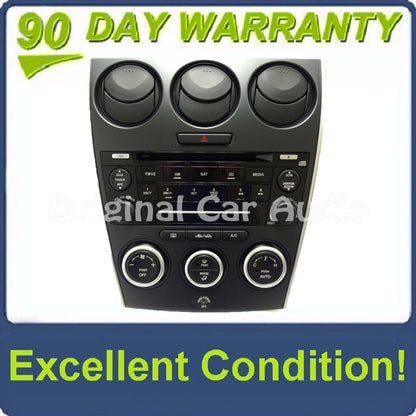2006 2007 2008 MAZDA 6 Radio 6 Disc Changer CD Player Auto Climate Temp Control OEM GR6G66DSXA GP9A66ARXA 7M81-18C858-BA