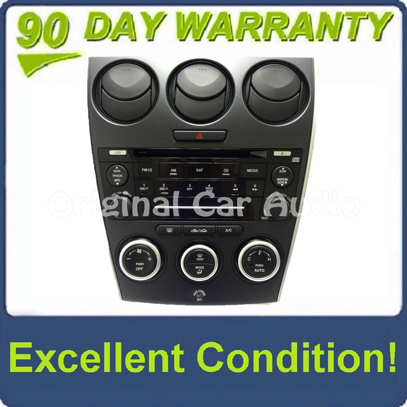 MAZDA 6 Radio Stereo CD Player Auto Climate Temp Controls 2006 2007 2008