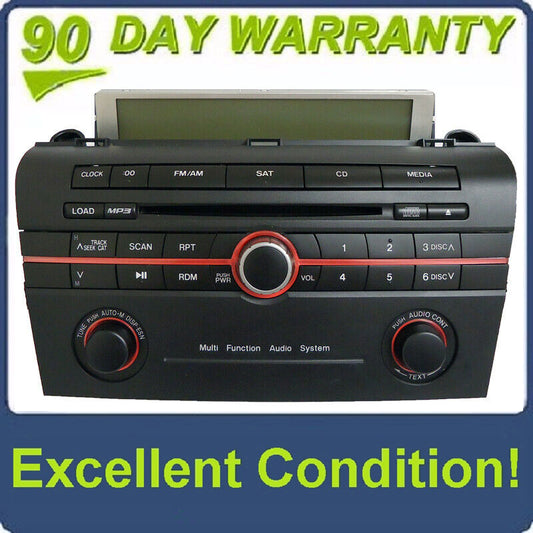 05 06 07 08 09 Mazda 3 Radio CD Player Sat MP3 BAR4 66 AR0