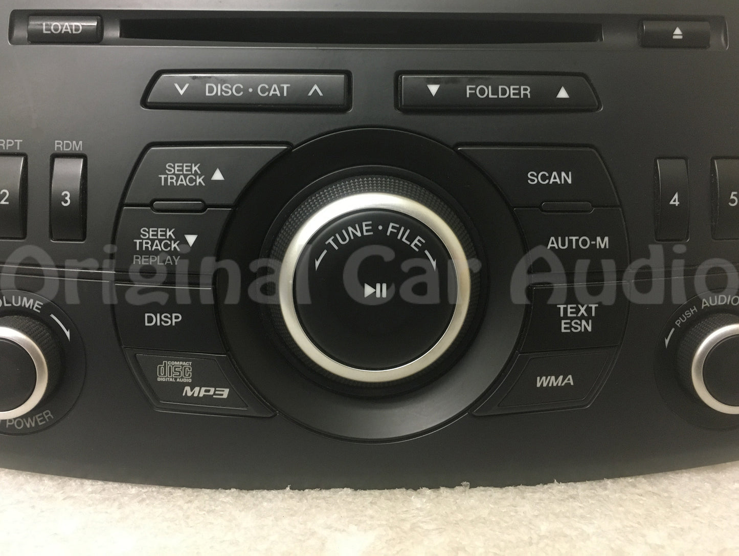 2010 - 2013 Mazda 3 OEM BOSE MP3 CD Player AM FM SAT XM Radio Receiver BLACK BUTTONS