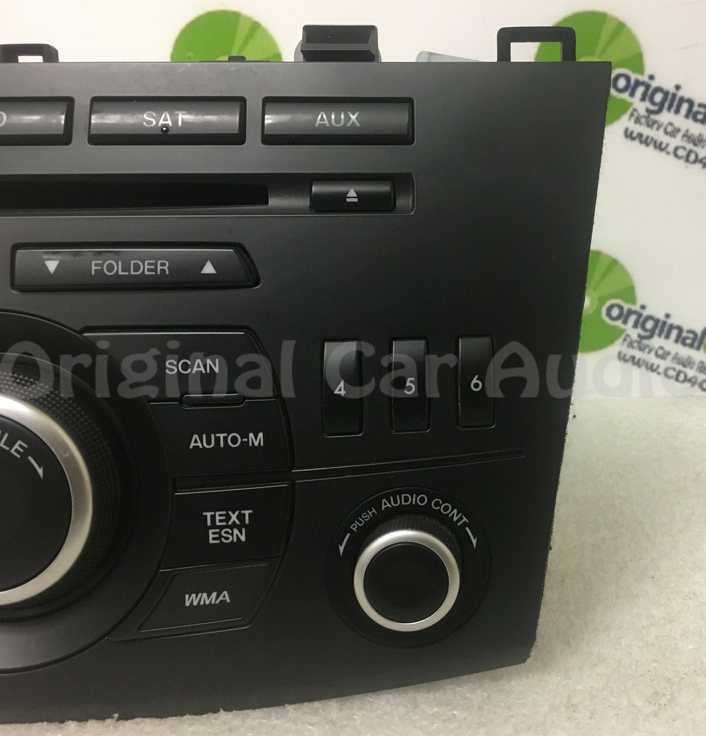 2010 - 2013 Mazda 3 OEM BOSE MP3 CD Player AM FM SAT XM Radio Receiver BLACK BUTTONS