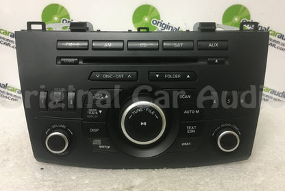 2010 - 2013 Mazda 3 OEM BOSE MP3 CD Player AM FM SAT XM Radio Receiver BLACK BUTTONS