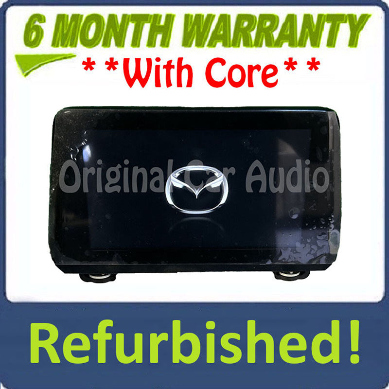 Refurbished 2017 - 2018 Mazda 3 OEM Information Navigation Display System NO BEZEL
