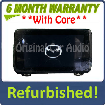 Refurbished 2017 - 2018 Mazda 3 OEM Information Navigation Display System NO BEZEL