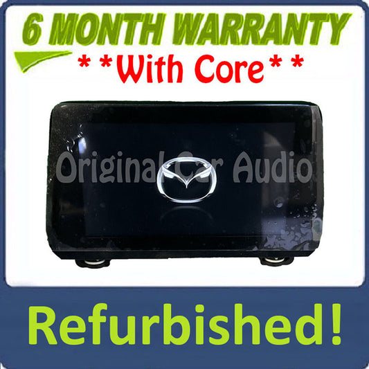Refurbished 2017 - 2018 Mazda 3 OEM Information Navigation Display System NO BEZEL