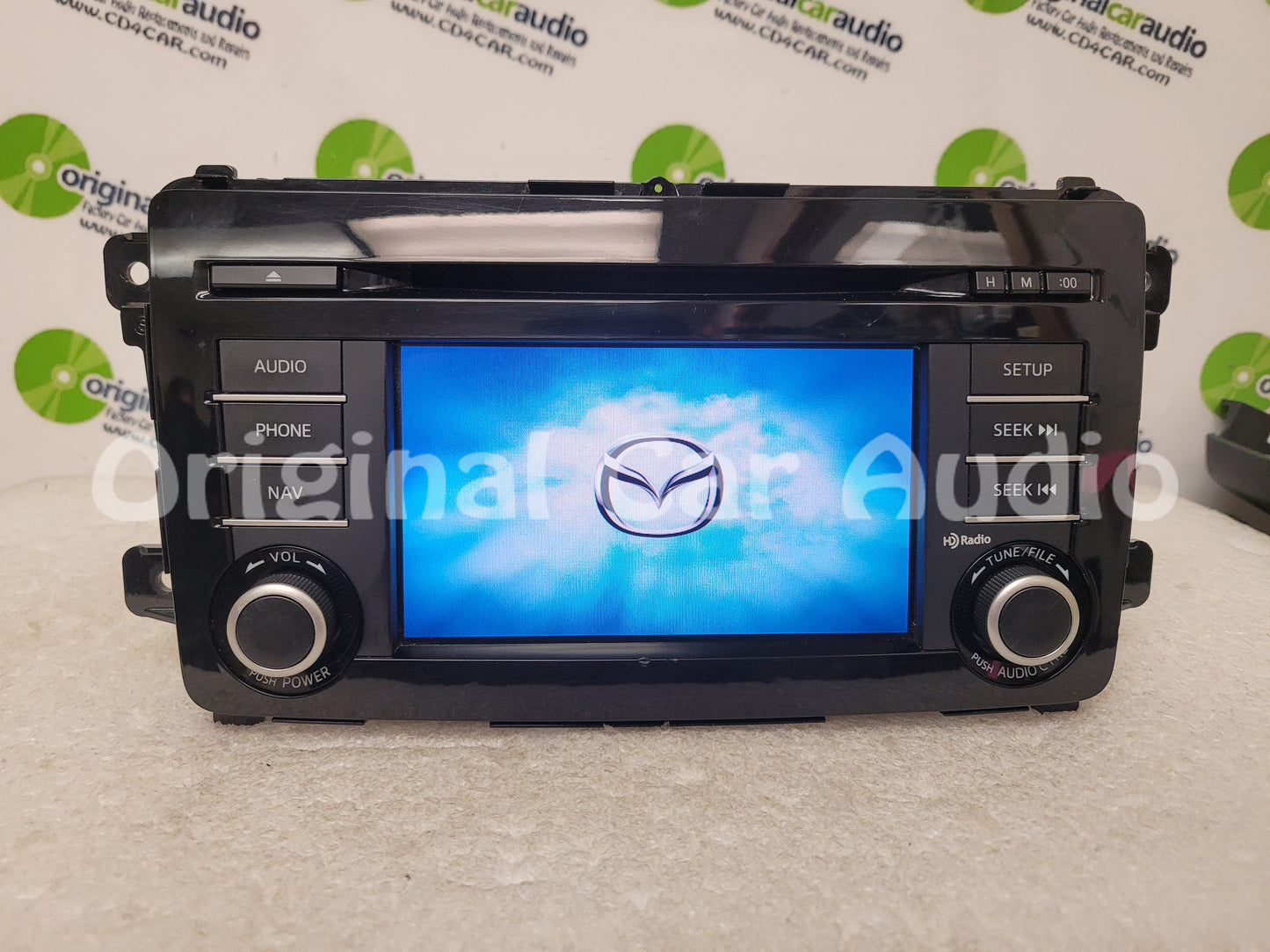 2013 - 2015 Mazda CX-9 OEM AM FM Single CD 6 Speaker Navigation HD Radio