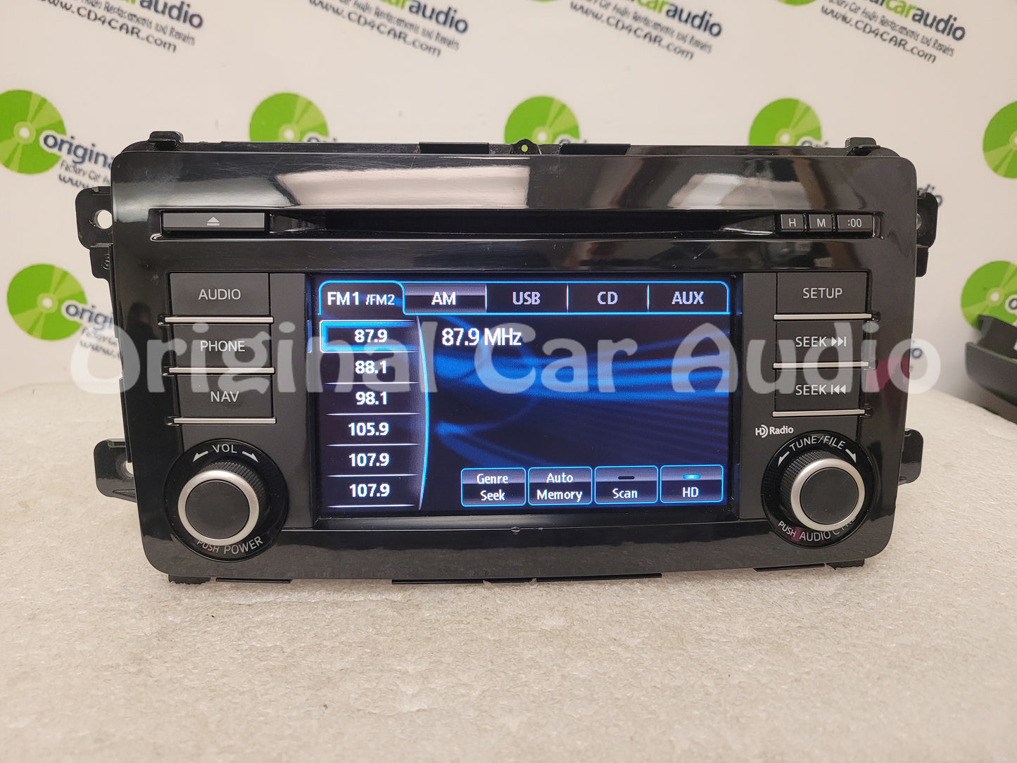 2013 - 2015 Mazda CX-9 OEM AM FM Single CD 6 Speaker Navigation HD Radio
