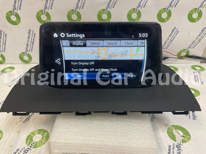 Refurbished 2017 - 2018 Mazda 3 OEM Information Navigation Display System B61A 61 1J0
