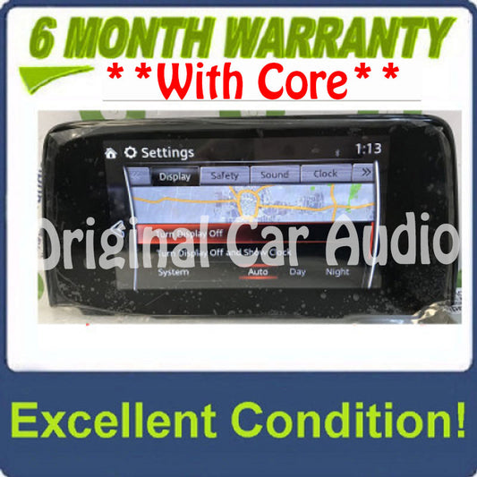 2017 - 2020 Mazda CX-5 OEM AM FM Radio Control Unit Display Screen
