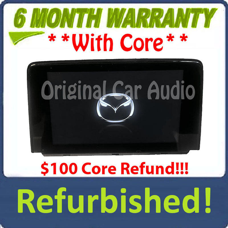 Refurbished 2016 - 2019 Mazda CX-9 OEM Radio Multi Media 8" Display Screen