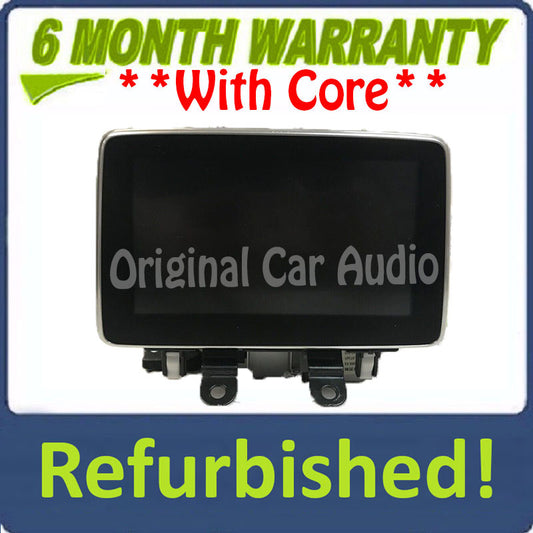 Refurbished 2016 - 2017 Mazda CX-3 CX-5 6 OEM Media Display Screen AM FM Radio Receiver